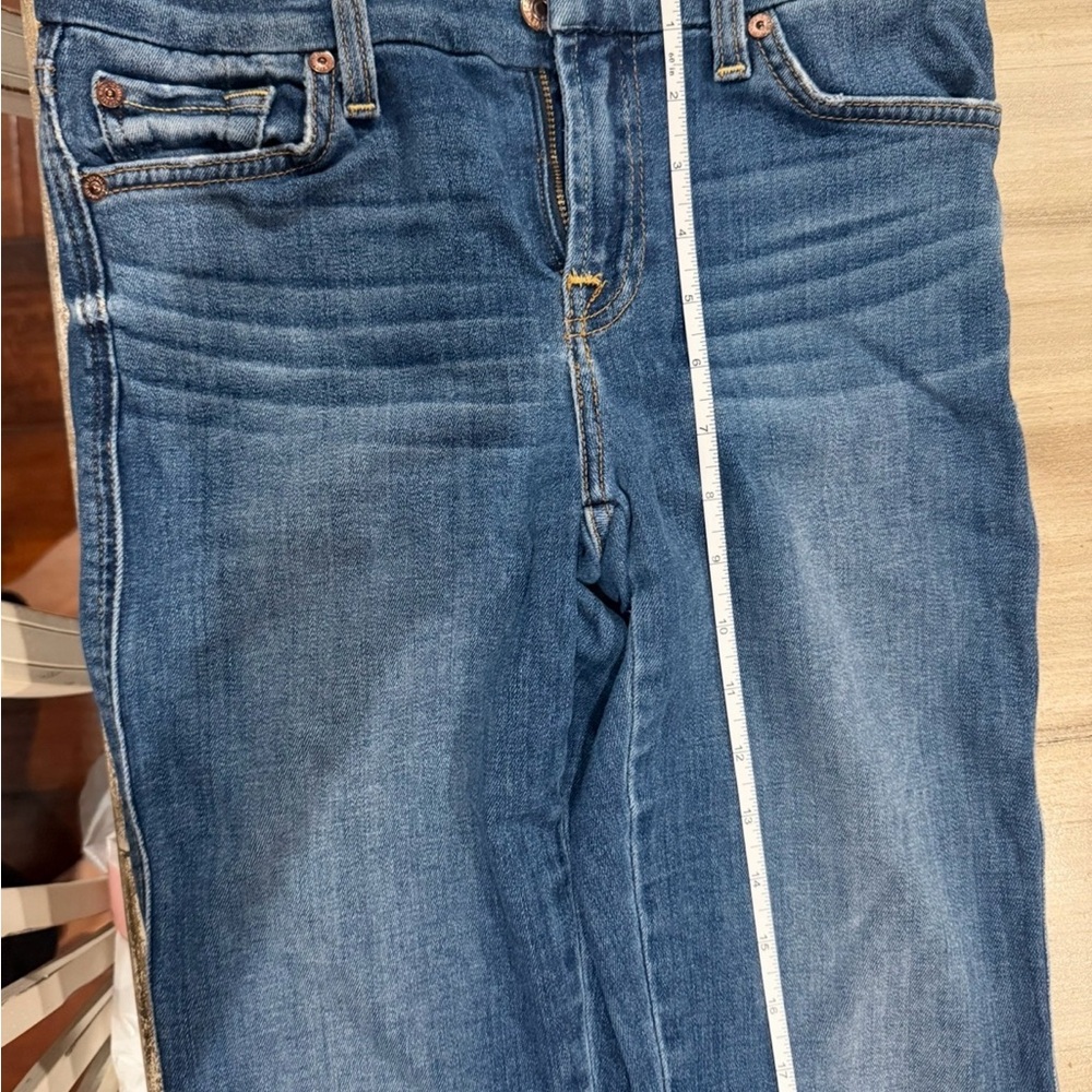 7 For All Mankind Blue Boot Cut Jeans